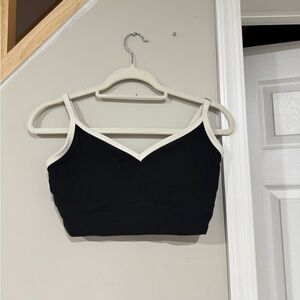 Gilly Hicks Black and White sports bra